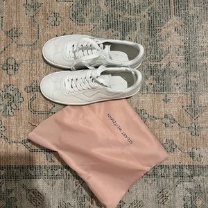 Stuart Weitzman White Lightning Sneakers sz 6.5